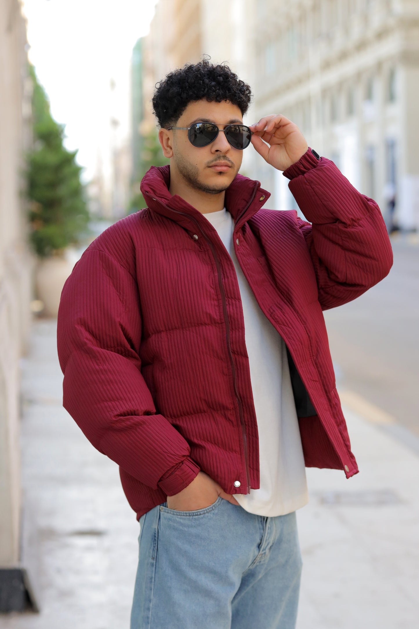 Jacket - Dark red